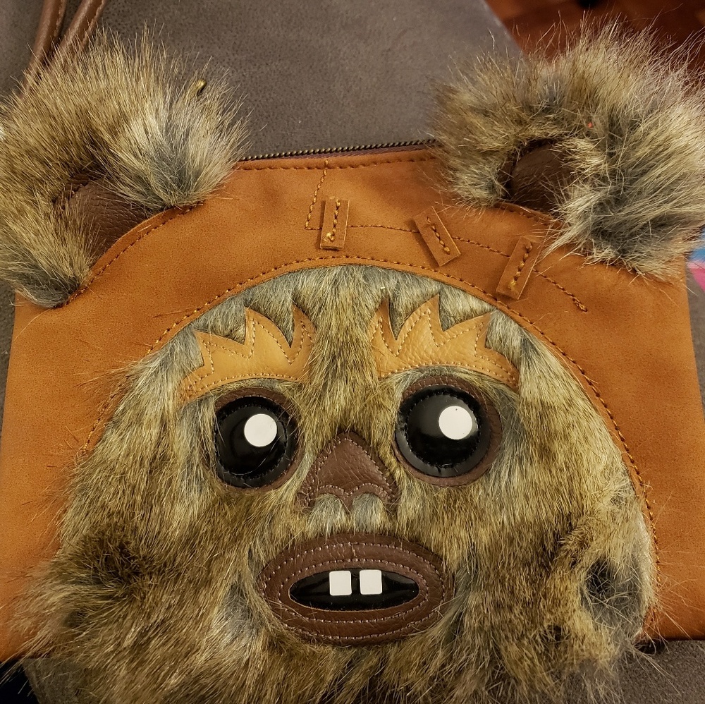 NWT Furry Ewok Wristlet